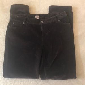 J Jill slim leg corduroy jeans